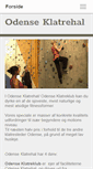 Mobile Screenshot of odenseklatrehal.dk
